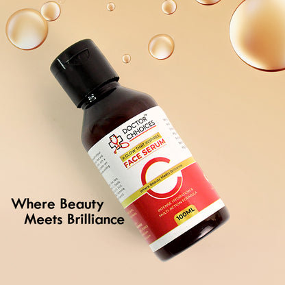 Doctor Chhoices Vitamin C Face Serum – 100ml | Brightening, Anti-Aging & Hydrating