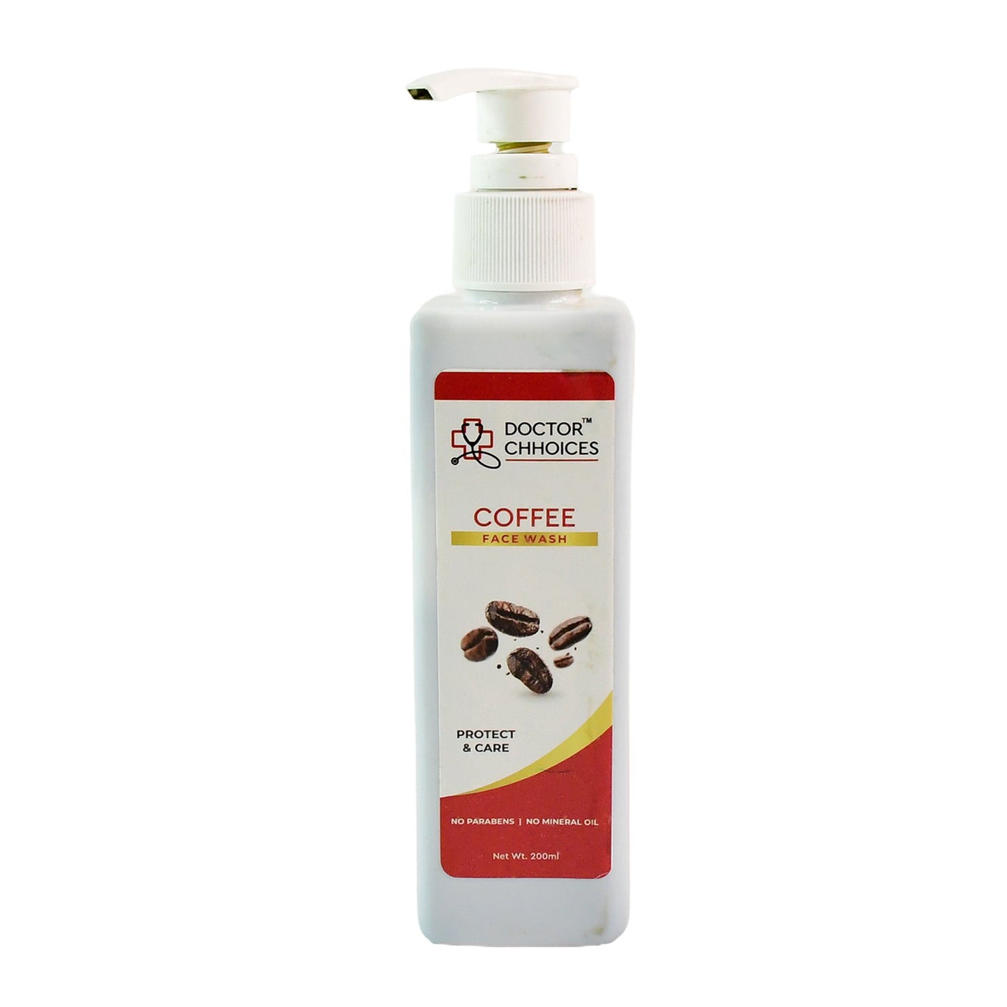 Doctor Chhoices Coffee Face Wash – 200ml | Tan Removal & Energizing Cleanser