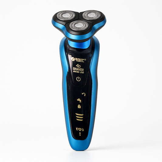 Orbit 4D Rechargeable Electric Shaver – Waterproof Triple Blade