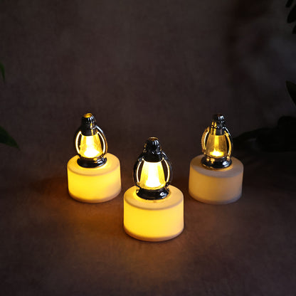 Set of 6 LED Lantern Candles – Flameless Warm Glow Décor Lights