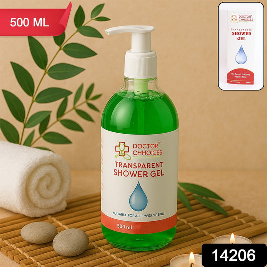 Doctor Choice Transparent Shower Gel – Gentle Cleanser with Refreshing Fragrance – 500ml