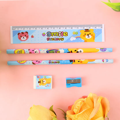 4560 Wooden Pencil Set – 5-Piece Stationery Kit | School & Gift Pack