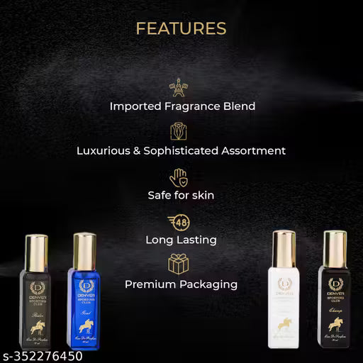 MP3 - Denver Sporting Club EDP – SRK's Favorite Luxury Gift Pack for Men (80ml, 20ml x 4 Set)