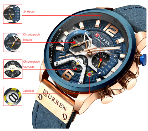 Casual Chronographic Sport Watch for Men