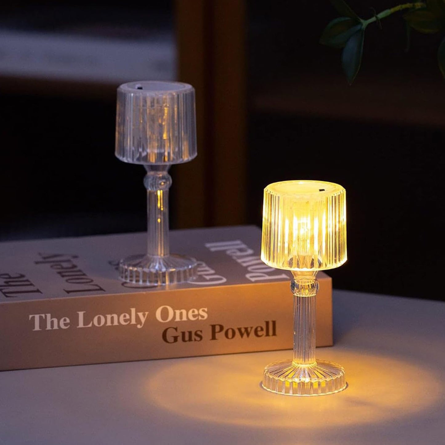 24 Pcs LED Mini Table Lamp Set – Battery Operated Crystal Effect Night Lights