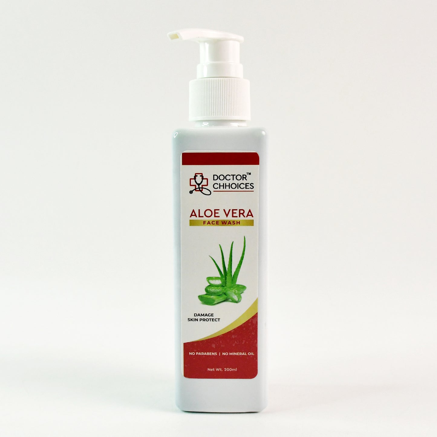 Doctor Chhoices Aloe Vera Face Wash – 200ml | Gentle Hydrating Cleanser