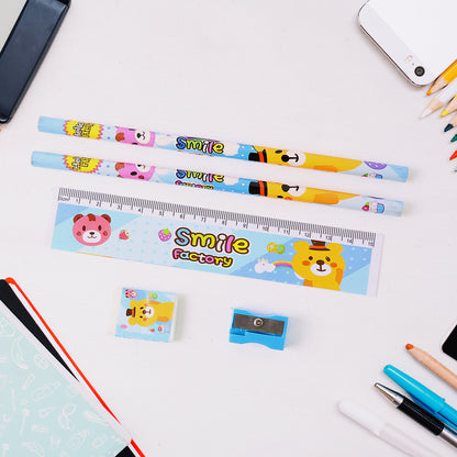 4560 Wooden Pencil Set – 5-Piece Stationery Kit | School & Gift Pack