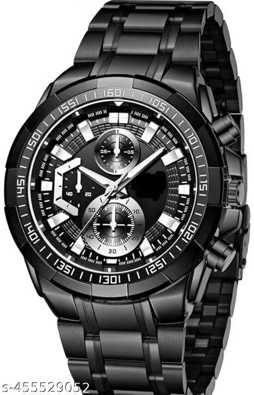 (2A) ZT New Gen 2024 Black Chrome Automatic Watch – Bold Elegance for Modern Men