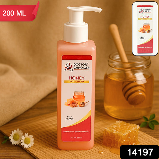 Doctor Chhoices Honey Face Wash – 200ml | Gentle Skin Repair Cleanser for Dry & Sensitive Skin