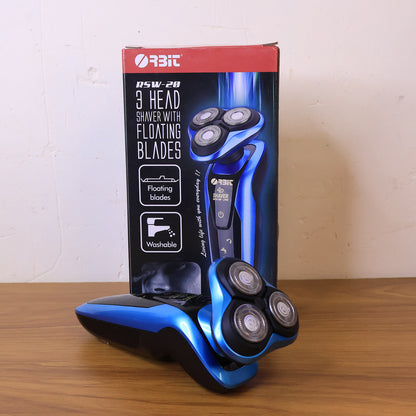 Orbit 4D Rechargeable Electric Shaver – Waterproof Triple Blade