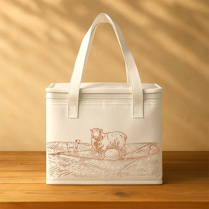 Insulated Thermal Lunch Bag – Reusable Cooler Tote with Aluminum Foil Lining