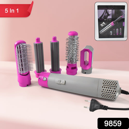 5 in 1 Hair Dryer Brush – Multifunctional Hot Air Styler (1000W)