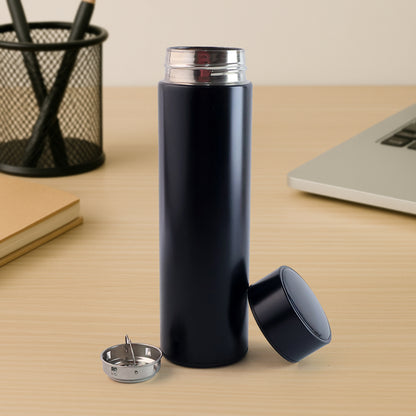 Black Smart LED Temperature Water Bottle – 500ML