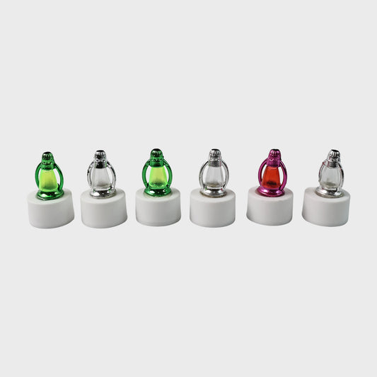 Set of 6 LED Lantern Candles – Flameless Warm Glow Décor Lights