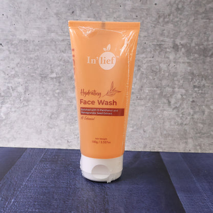 Deep Hydrating Face Wash – D-Panthenol & Pomegranate Seed | 100g Tube