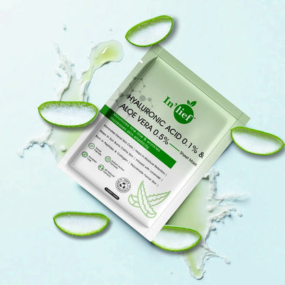 In’lief Hyaluronic Acid & Aloe Vera Hydrating Facial Sheet Mask – 1 Pc