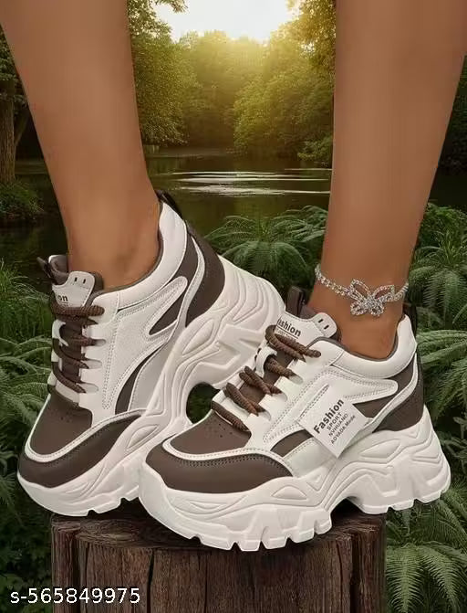 (20A) Elegant Synthetic Leather Shoes for Girls & Women | Stylish Buckle Design