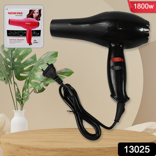 Professional Multi-Purpose Hair Dryer – 1800W, 2 Speed Settings