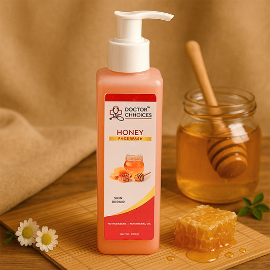 Doctor Chhoices Honey Face Wash – 200ml | Gentle Skin Repair Cleanser for Dry & Sensitive Skin