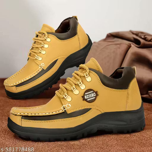 B1 - Fabulous Men’s Mustard Casual Boat Shoes