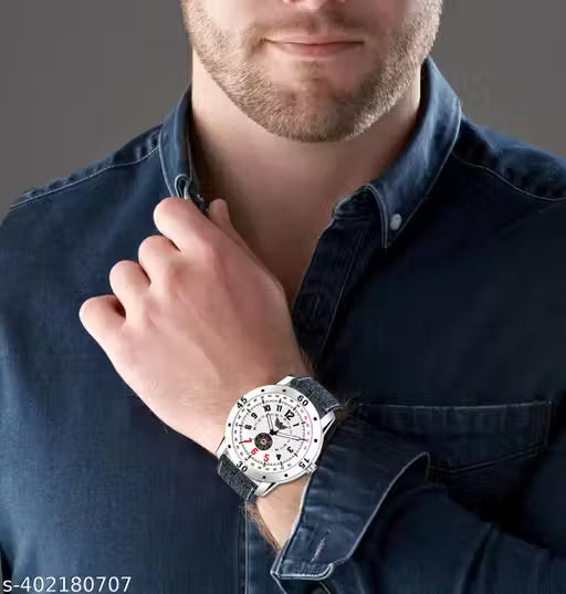 New Exclusive 3-Piece Analog Quartz Watch Combo for Men