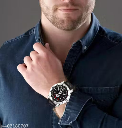 New Exclusive 3-Piece Analog Quartz Watch Combo for Men