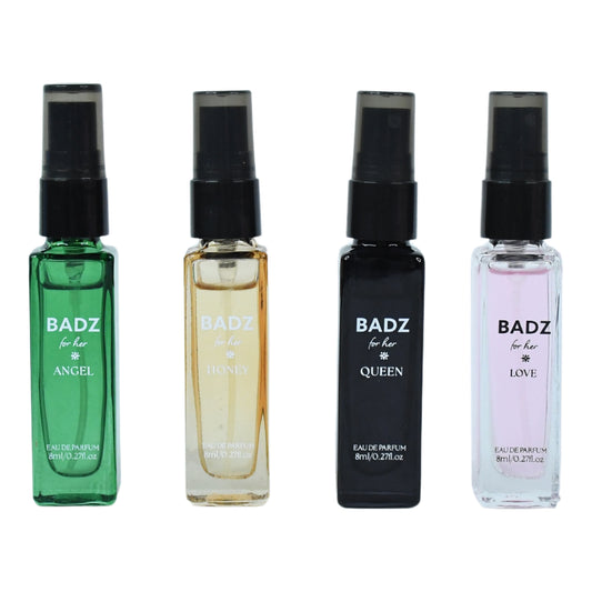 8ml Mini Perfume Spray – Set of 4 Pcs – Long-Lasting Fragrance for Women