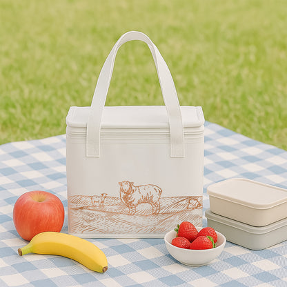 Insulated Thermal Lunch Bag – Reusable Cooler Tote with Aluminum Foil Lining