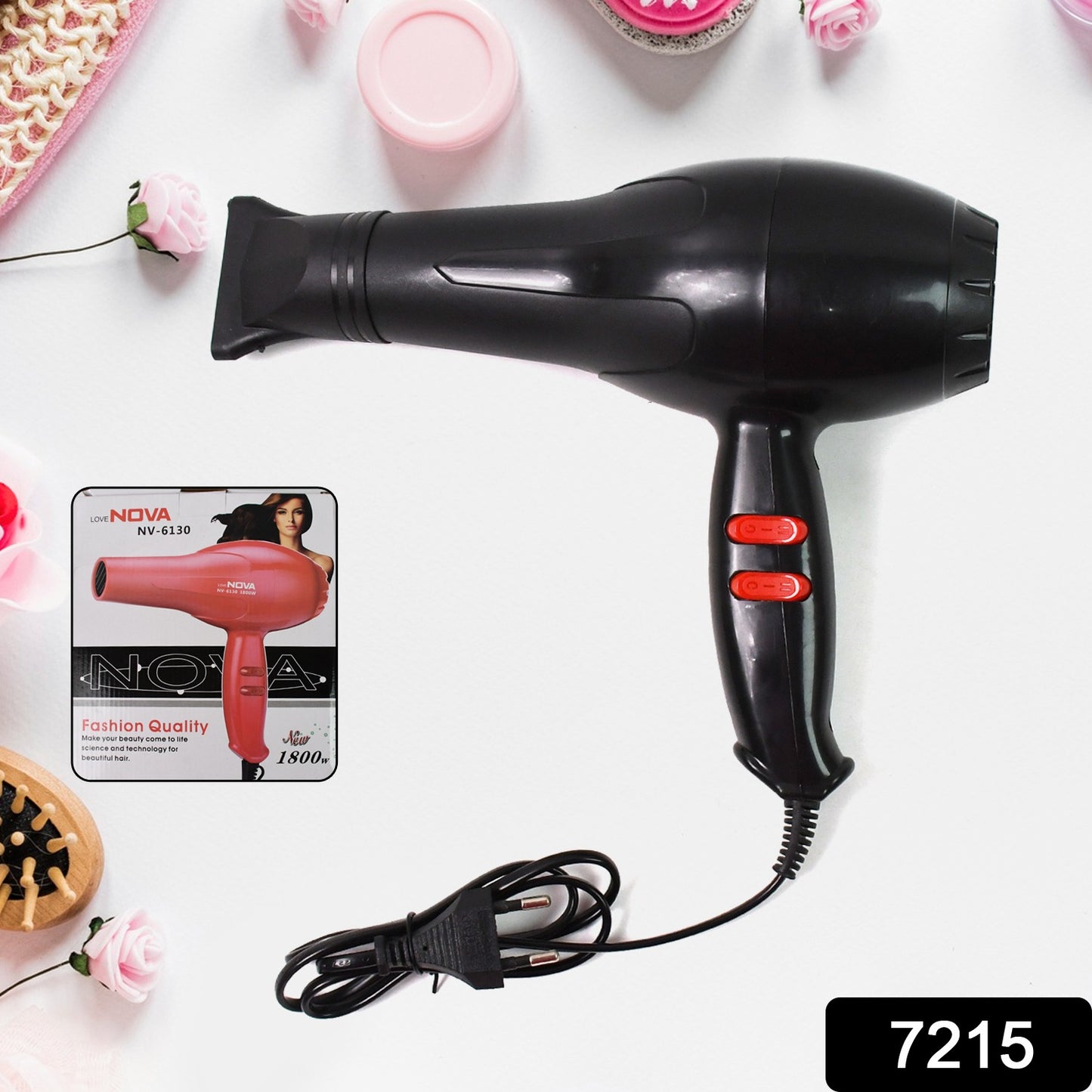 Professional 1800W Multi-Purpose Hair Dryer – 2 Speed & 3 Heat Settings