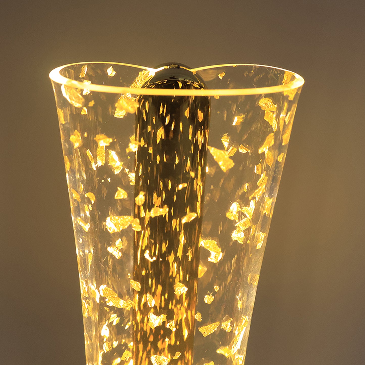 Golden Crystal LED Table Lamp – USB Rechargeable Decorative Light