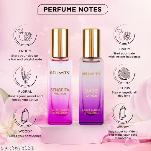 WW7 - Bella Vita Luxury DATE + SENORITA Perfume Gift Combo for Women