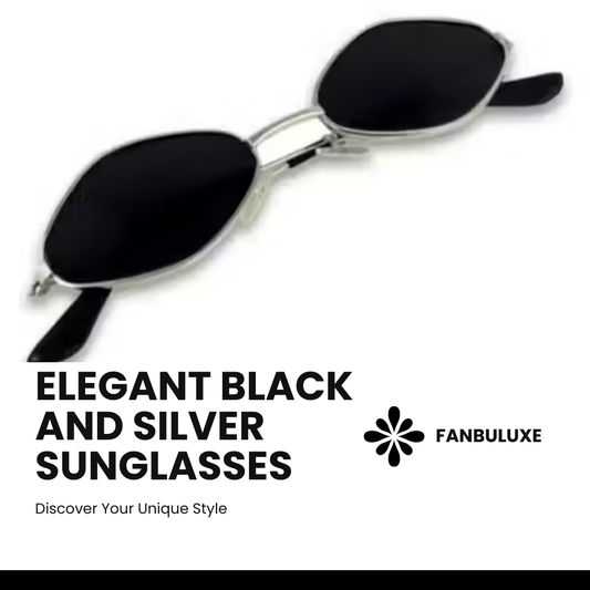 Diamond Cat-Eye Sunglasses – Silver Frame | SUNBEE Black Edition