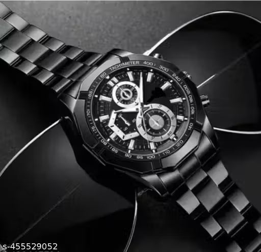 (2A) ZT New Gen 2024 Black Chrome Automatic Watch – Bold Elegance for Modern Men