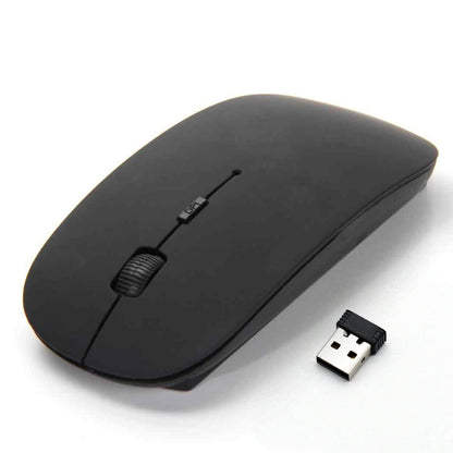 Wireless Silent Mouse – Slim Pebble Design | 1200 DPI, Long Battery