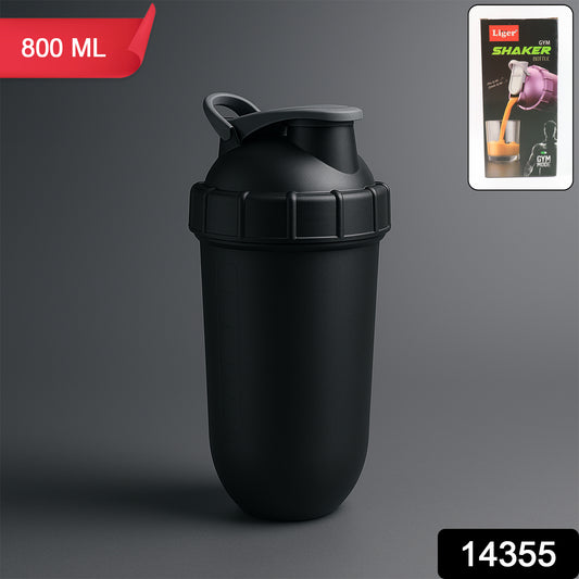 Liger 800ML Gym Shaker Bottle – Leakproof Protein Mixer