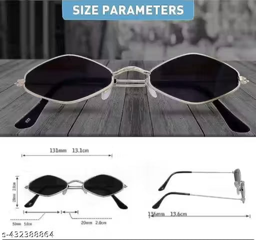 Diamond Cat-Eye Sunglasses – Silver Frame | SUNBEE Black Edition
