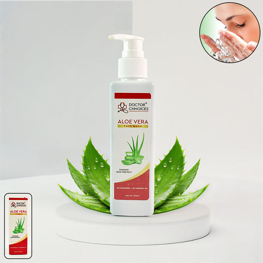 Doctor Chhoices Aloe Vera Face Wash – 200ml | Gentle Hydrating Cleanser