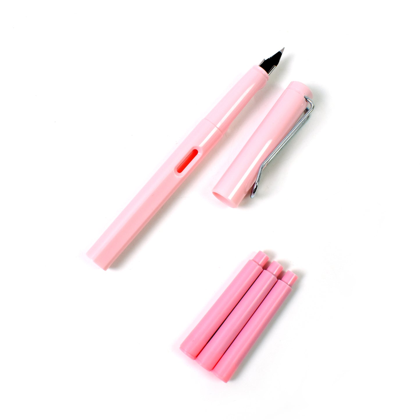 Fountain Blue Pen Set – 1 Pen + 3 Refills | School & Office Use