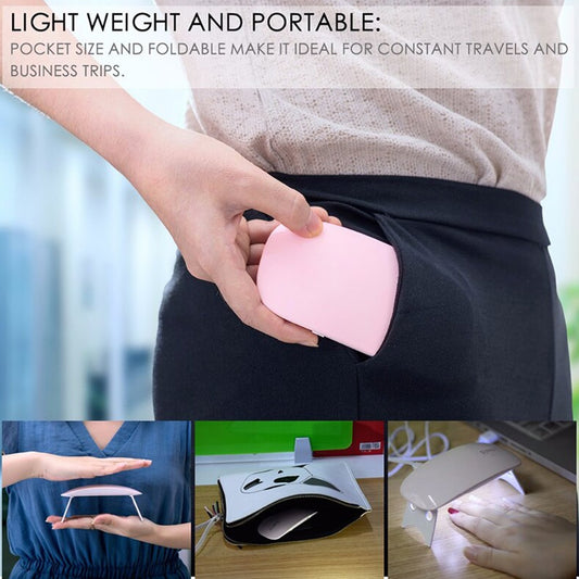 Portable UV LED Nail Polish Dryer